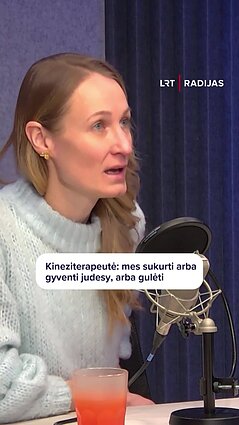 Kineziterapeutė: mūsų kūnas nėra sutvertas sėdėjimui