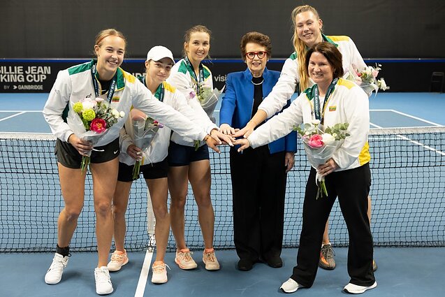 Billie Jean King taurė Vilniuje: lietuvės pateko į vieną pogrupį su Slovėnija ir Serbija
