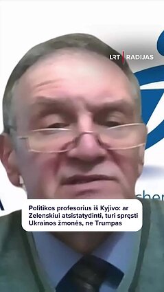 Ukrainos profesorius: jei Trumpui nepatinka Zelenskis, nereiškia, kad jis turi trauktis