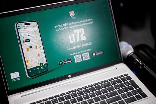Pristatyta ekstremalioms situacijoms skirta programėlė LT72