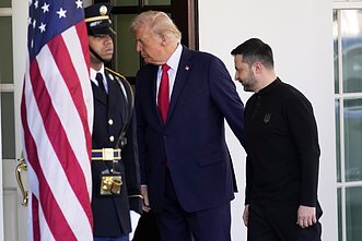 Donaldas Trumpas ir Volodymyras Zelenskis