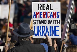 Protestas prieš prezidento Donaldo Trumpo politiką, 2025 m. vasario 17 d. Protestas prieš prezidento Donaldo Trumpo politiką, 2025 m. vasario 17 d.