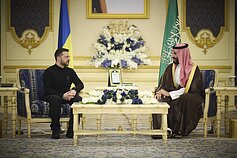 Volodymyras Zelenskis susitiko su Mohammedu bin Salmanu Volodymyras Zelenskis susitiko su Mohammedu bin Salmanu