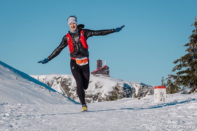  Valdas Rubel „Zimowy Ultramaraton Karkonoski“ varžybose 
