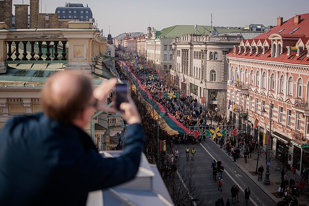Eitynėse Vilniuje mini Kovo 11-ąją Eitynėse Vilniuje mini Kovo 11-ąją