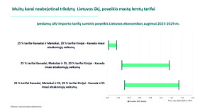 Muitų karų poveikis Lietuvos BVP