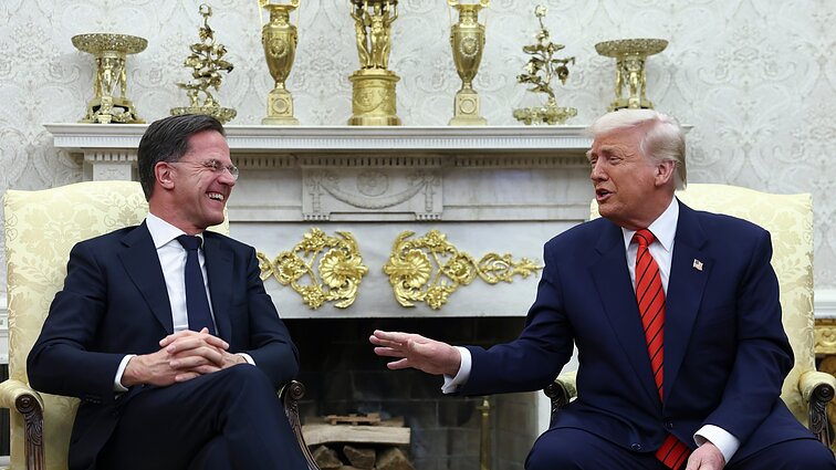 „Norėčiau su juo susitikti“: Trumpas sako nemanantis, kad Rusija pultų NATO sąjungininkus