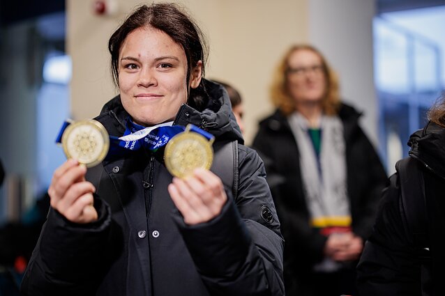 Lietuviai grįžo iš specialiųjų žiemos olimpinių žaidynių