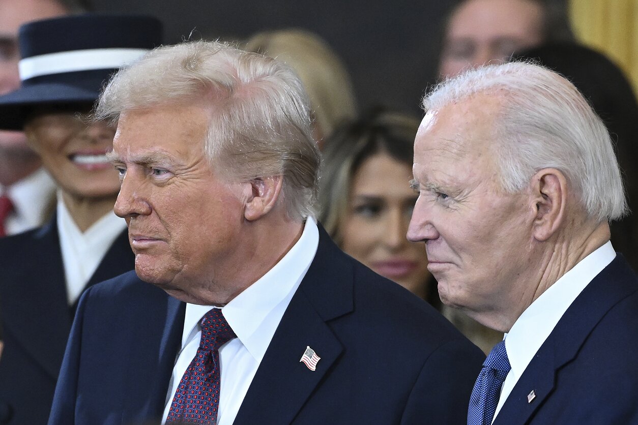 Donaldas Trumpas ir Joe Bidenas Donaldas Trumpas ir Joe Bidenas