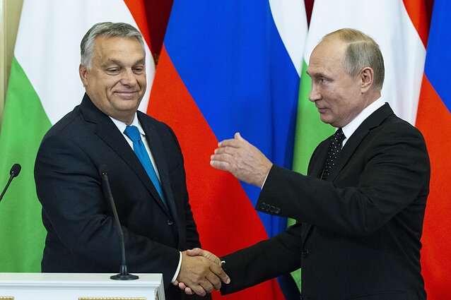 Віктор Орбан і Володимир Путін