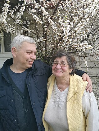 Audrius Skačkauskas ir jo mama Danutė Audrius Skačkauskas ir jo mama Danutė
