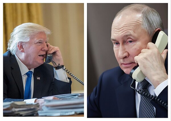 „Artėjam prie kritiškai svarbaus etapo“: Trumpo ir Putino pokalbis telefonu baigėsi