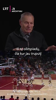 Modestui Paulauskui – 80: pasikvietėme krepšinio legendą kartu peržiūrėti jo žaidimo epizodų