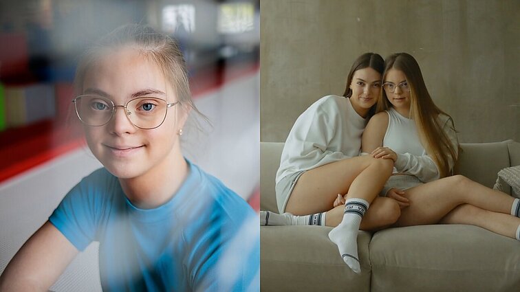 Stereotipus apie Dauno sindromą laužančios sesės: mes skirtingi, bet juk tai ir yra gražu