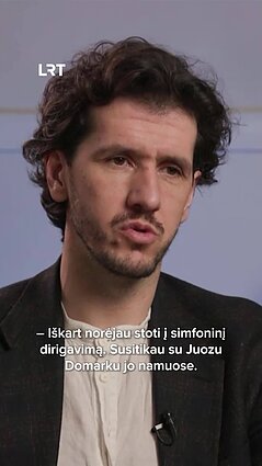 Ričardas Šumila prisimena gąsdinančią dirigento Juozo Domarko pamoką