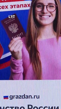 Internete – siūlymas gauti Rusijos pasą