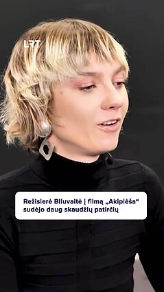 Režisierė Bliuvaitė: troškau šeimos lyg iš paveikslėlio