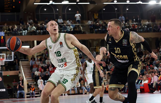 Alenas Smailagičius, Eurolyga: „Monaco“ – Kauno „Žalgiris“