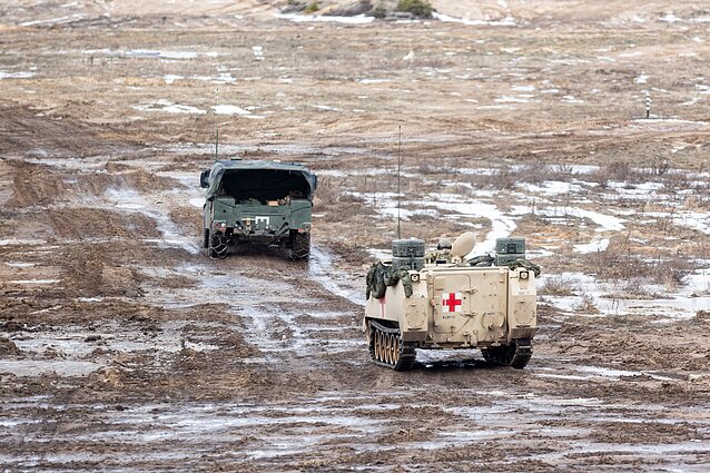 JAV karių pratybos Pabradėje (Asociatyvi nuotr.)