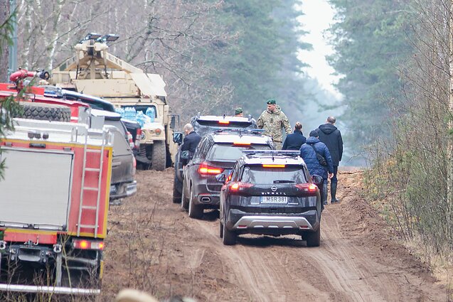 Территория недалеко от полигона Пабраде Территория недалеко от полигона Пабраде