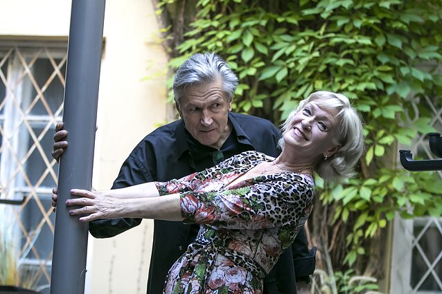 Saulius Bareikis ir Kristina Kazlauskaitė 