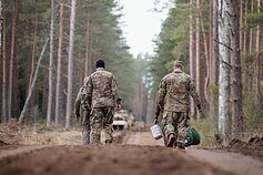 Территория недалеко от полигона Пабраде Территория недалеко от полигона Пабраде