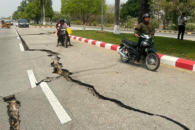 Žemės drebėjimas Mianmare Žemės drebėjimas Mianmare
