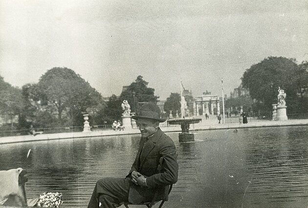 Antanas Gustaitis Tiuilri sode (Le jardin des Tuileries), 1928 m.
