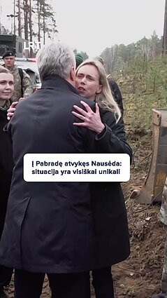 Nausėda: visos tarnybos, visos institucijos dirba ranka rankon, petys petin