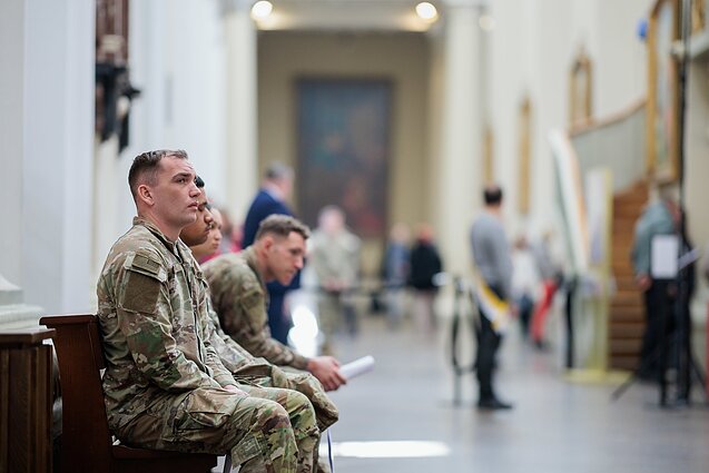 Vilniaus arkikatedroje buvo laikomos šv. Mišios už dingusius JAV karius