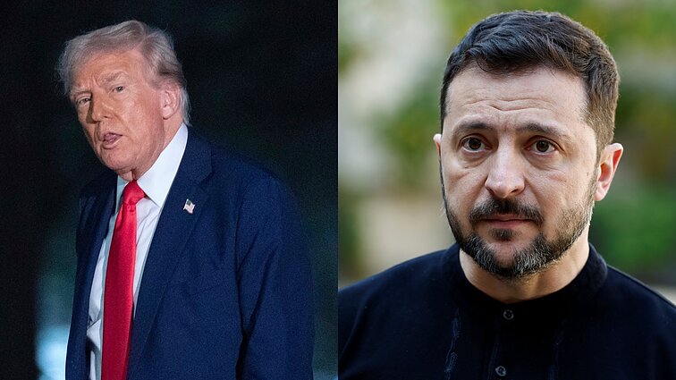 Zelenskį vilkinamu iškasenų perdavimu kaltinantis Trumpas: jis turėtų didelių problemų