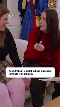 Koks bus dizainerės Rimantės Rimgailaitės sukurtas drabužis Dovilei?