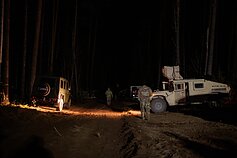 Kariuomenė parodė JAV karių gelbėjimo vietą Pabradės poligone