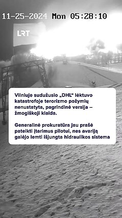 Lėktuvo katastrofos tyrimas: neteisėto įsikišimo ar terorizmo požymių nenustatyta