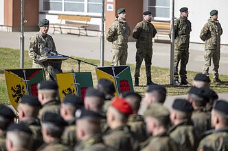 Vokietijos 45-oji brigada pradeda veiklą Lietuvoje Vokietijos 45-oji brigada pradeda veiklą Lietuvoje