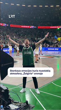 Mantas Stonkus tiki „Žalgiriu“ ir užveda sirgalius