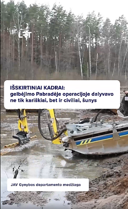 Išskirtiniai kadrai: kas dalyvavo Pabradėje vykusioje gelbėjimo operacijoje?