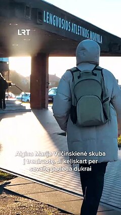 Vis dar trenere dirbanti ir pati pasportuojanti 88-erių Algina: aš pailsiu