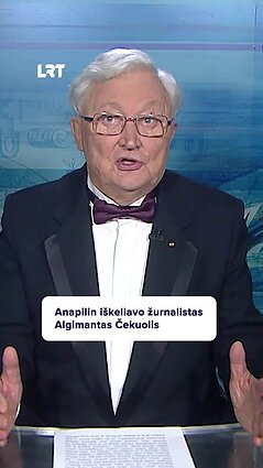 Mirė žurnalistas, rašytojas Algimantas Čekuolis