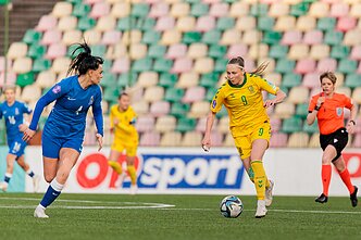 Rimantė Jonušaitė, UEFA moterų Tautų lyga: Lietuva – Azerbaidžanas