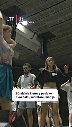 90-aisiais Lietuvą pasiekė tikra šokių maratonų manija