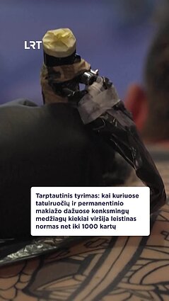 Kenksmingos medžiagos tatuiruočių dažuose?