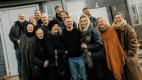 Kadras iš filmo „Išnešimas“ (rež. Marius Pocevičius, 2025) filmavimo aikštelės 