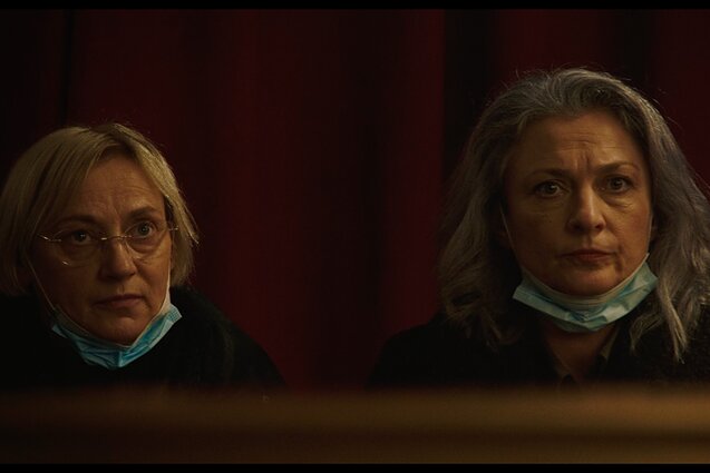 Kadras iš filmo „Išnešimas“ (rež. Marius Pocevičius, 2025) filmavimo aikštelės