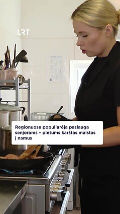 Paslauga senjorams – maistas į namus