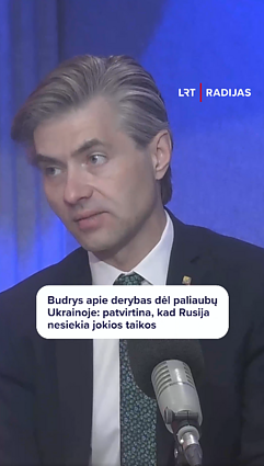 Budrys apie derybas dėl karo Ukrainoje: diplomatijos neturėtume nurašyti