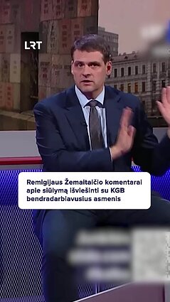 Žemaitaitis apie su KGB bendradarbiavusius asmenis: kodėl negalima išviešinti?