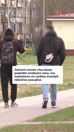 Rūko net pradinukai: Akmenė svarsto nerūkymo zona paskelbti visą rajoną