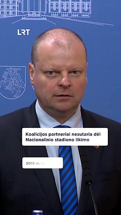 Skvernelis toliau laikosi nuomonės dėl Nacionalinio stadiono statybų