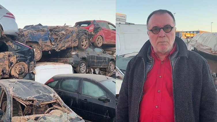 Stichinės nelaimės padarinius Valensijoje apžiūrėjęs Pilinkus: jaudulys neapsakomas